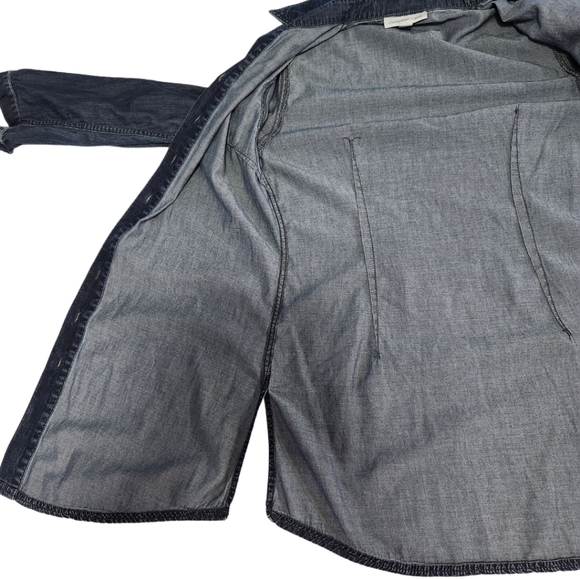 Coldwater Creek   Women's S (6-8) Denim   Tunic   Top    Denim Blue - Picture 13 of 16